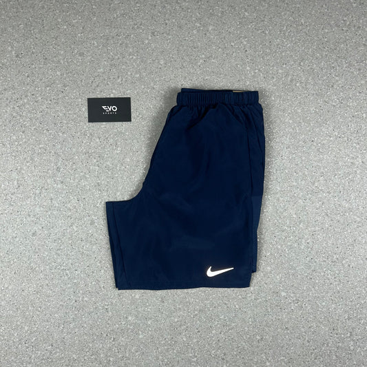 NIKE DRI-FIT CHALLENGER SHORTS 7" NAVY