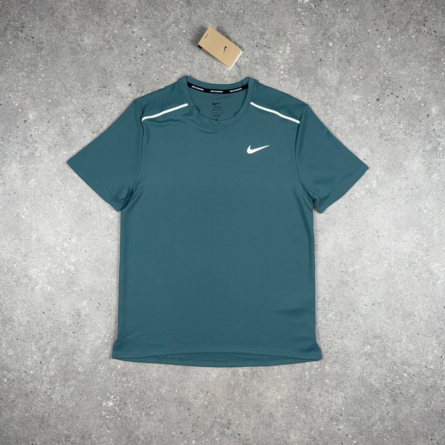 NIKE MILER T-SHIRT SLATE GREEN