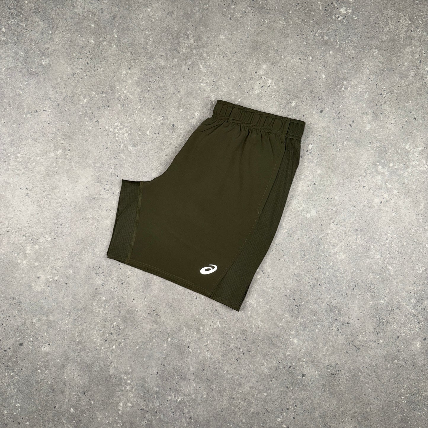 ASICS ICON SHORTS BROWN STONE