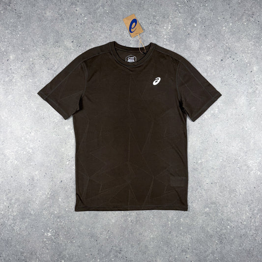 ASICS JACQUARD T-SHIRT BROWN