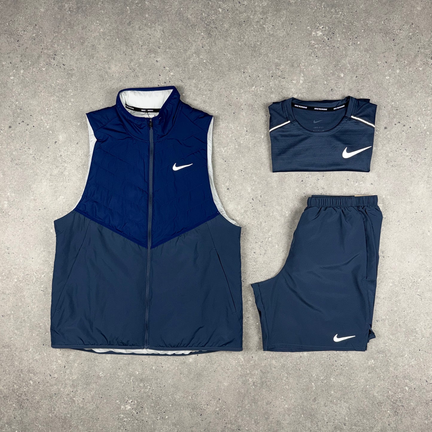 NIKE AEROLOFT GILET BUNDLE THUNDER BLUE