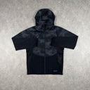 ASICS WATERPROOF CAMO WINDRUNNER BLACK