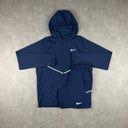 NIKE REPEL WINDRUNNER JACKET SHORTS SET MIDNIGHT NAVY