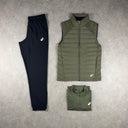 ASICS PUFFER GILET BUNDLE MANTLE GREEN