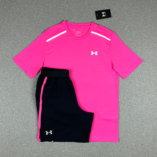 UNDER ARMOUR TECH SET PINK/BLACK