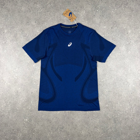 ASICS SEAMLESS T-SHIRT MIDNIGHT NAVY