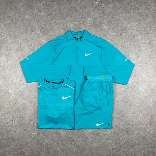 NIKE ELEMENT 1/4 ZIP BUNDLE DUSTY CACTUS