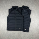 ASICS PUFFER GILET BLACK