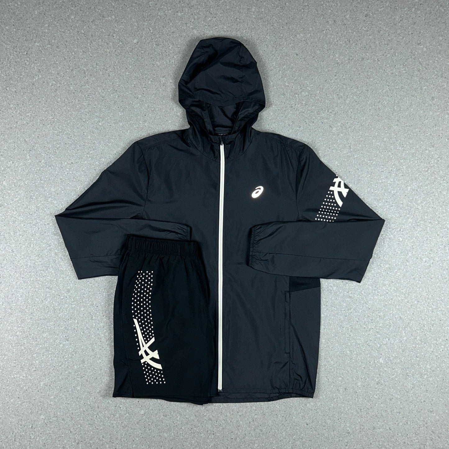 ASICS ICON WINDRUNNER SET BLACK