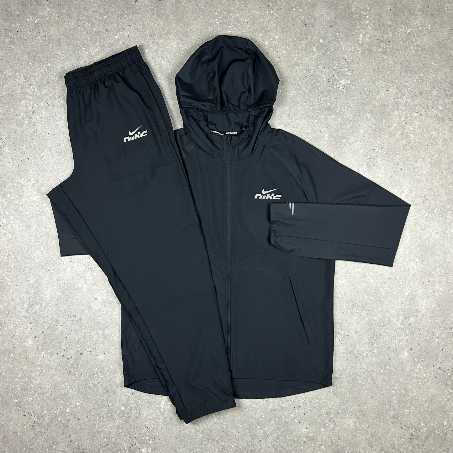 NIKE SWOOSH JACKET SET BLACK