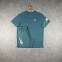 ASICS ICON T-SHIRT SHORTS SET FOGGY TEAL