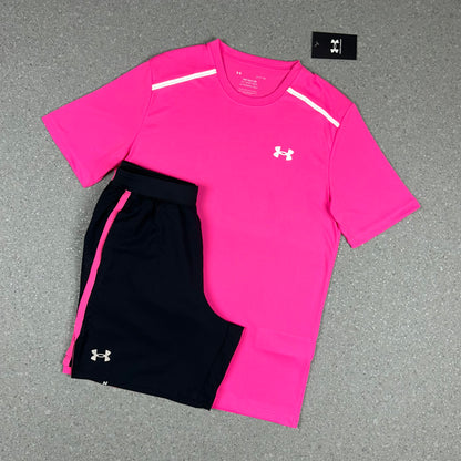 UNDER ARMOUR TECH SET PINK/BLACK