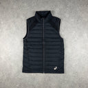 ASICS PUFFER GILET BLACK