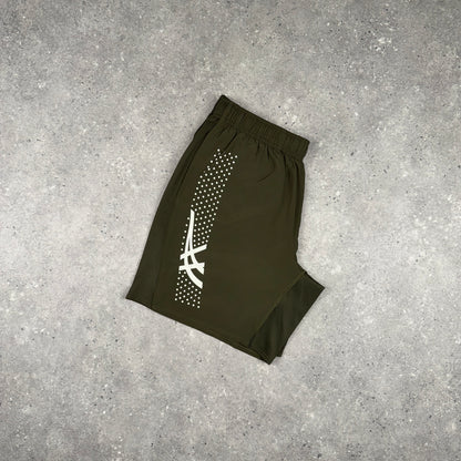 ASICS ICON SHORTS BROWN STONE