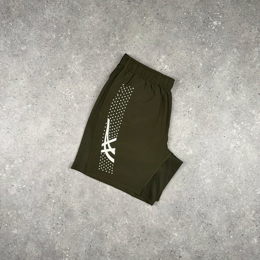 ASICS ICON SHORTS BROWN STONE