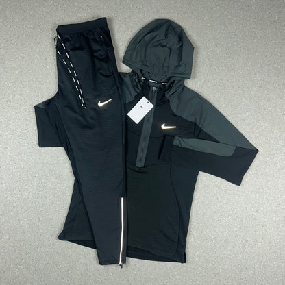 NIKE THERMAL ZIP BLACK & NIKE PHENOM BOTTOMS SET