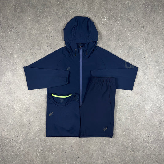 ASICS WATERPROOF WINDRUNNER BUNDLE MIDNIGHT NAVY