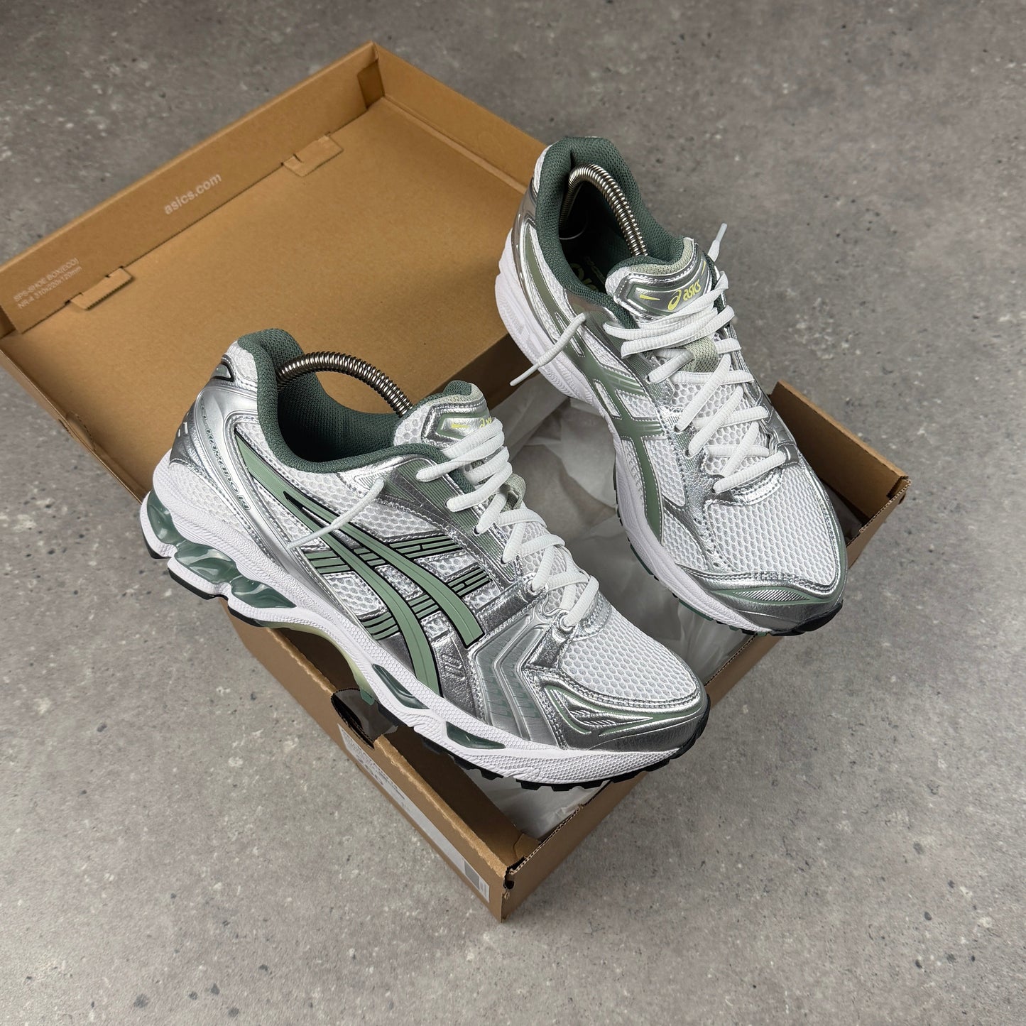 ASICS GEL KAYANO 14 WHITE SLATE GREY