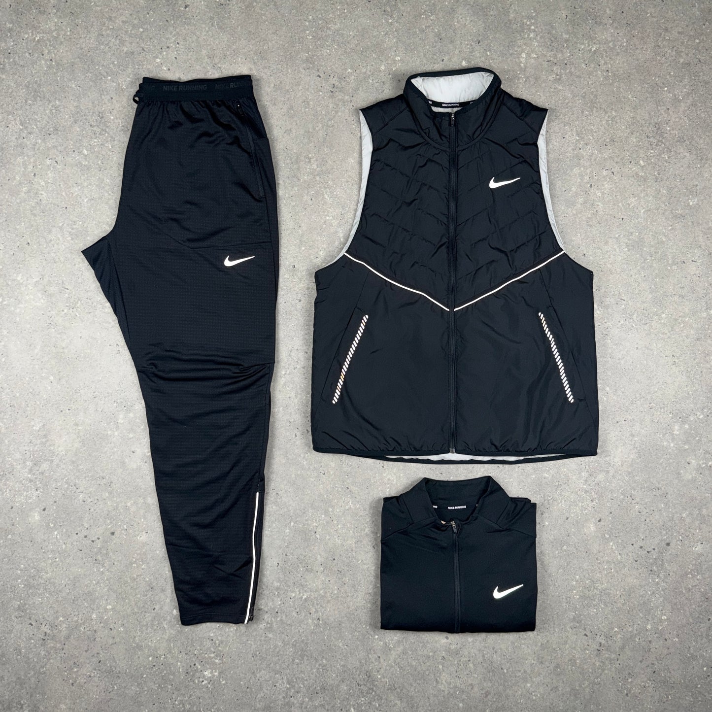 NIKE THERMA GILET BUNDLE BLACK