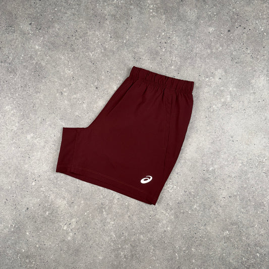 ASICS CORE SHORTS MAROON