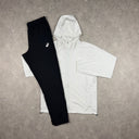 ASICS CORE JACKET PANTS SET ICE WHITE/BLACK