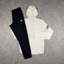 ASICS ICON JACKET PANTS SET CREAM/BLACK