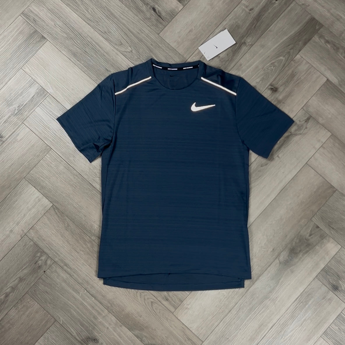 NIKE MILER T-SHIRT ROYAL NAVY & NIKE FLEX STRIDE SHORTS 7” GREY SET