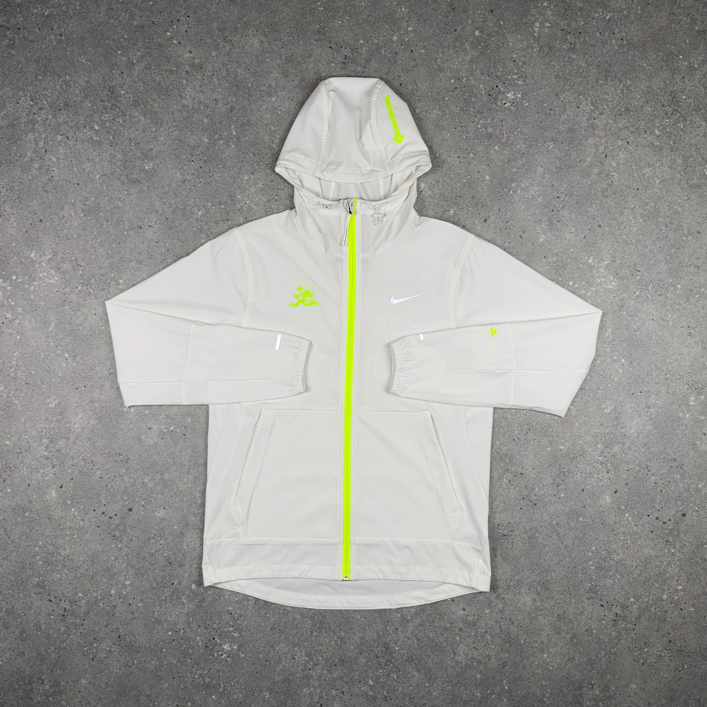 NIKE REPEL "JUST DO IT" WINDRUNNER JACKET WHITE