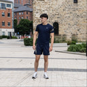 ASICS ICON T-SHIRT SHORT SET MIDNIGHT NAVY