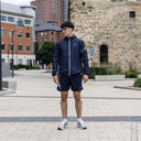 ASICS ICON JACKET SHORTS TRI-SET MIDNIGHT NAVY