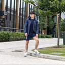 ASICS ICON JACKET SHORTS TRI-SET MIDNIGHT NAVY