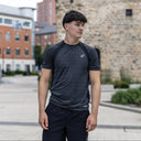 ASICS ROAD T-SHIRT SHORTS SET BLACK