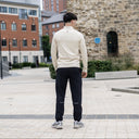 ASICS THERMA 1/4 ZIP PANTS SET CREAM/BLACK