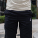 ASICS THERMA 1/4 ZIP PANTS SET CREAM/BLACK