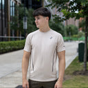 ASICS CURVE T-SHIRT SHORTS SET BIRCH/BLACK