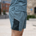 NIKE MILER SHORTS MINERAL SLATE